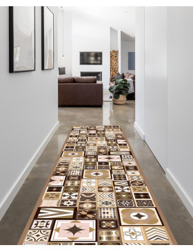 Alfombra vinílica Atenas Marrón