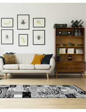 Alfombra vinílica Jazmín Negra