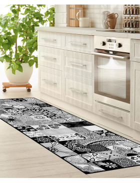 Alfombra vinílica Jazmín Negra