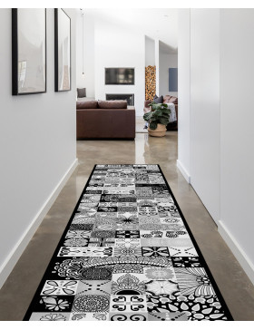 Alfombra vinílica Jazmín Negra