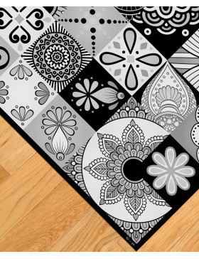 Alfombra vinílica Jazmín Negra