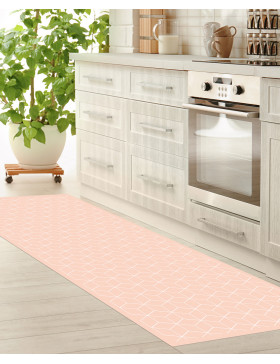 Alfombra vinílica Geométrica Rosa