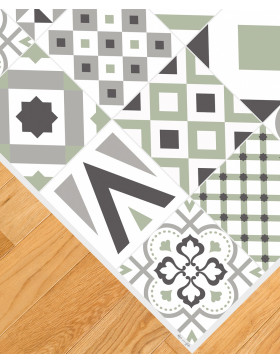 Alfombra vinílica Hidráulica Verde