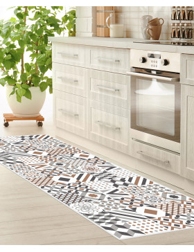 Alfombra vinílica Hidráulica Marrón