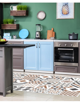 Alfombra vinílica Hidráulica Marrón