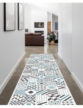 Alfombra vinílica Hidráulica Azul