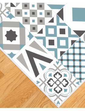 Alfombra vinílica Hidráulica Azul