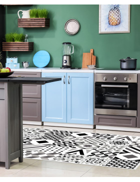 Alfombra vinílica Hidráulica Negra