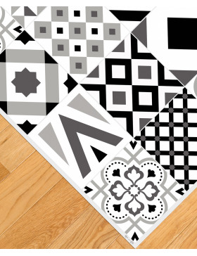 Alfombra vinílica Hidráulica Negra