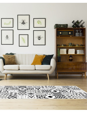 Alfombra vinílica Hidráulica Negra