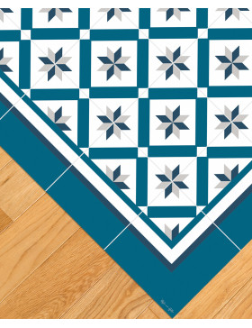 Alfombra vinílica Lucero Azul