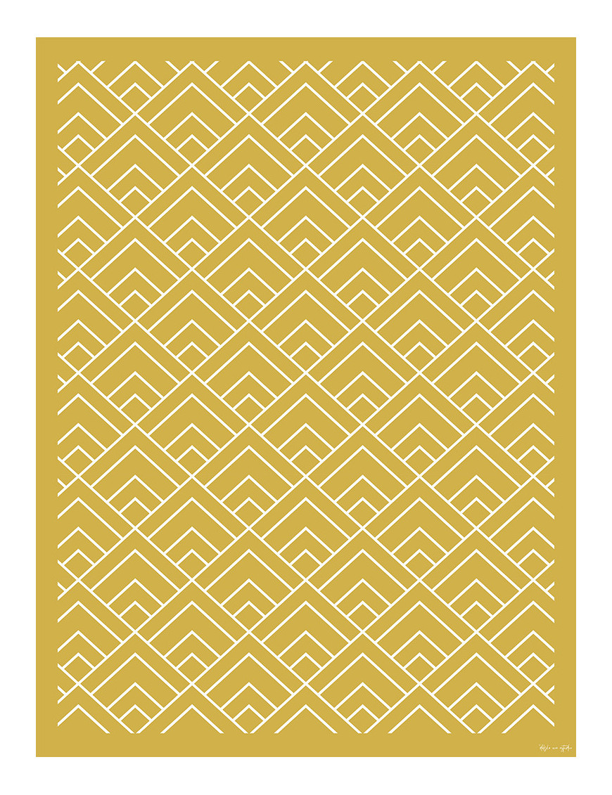 Alfombra vinílica Minimal Amarilla