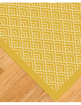 Alfombra vinílica Minimal Amarilla