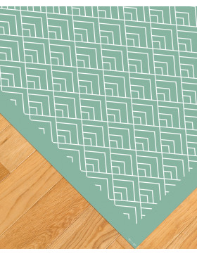 Alfombra vinílica Minimal Verde