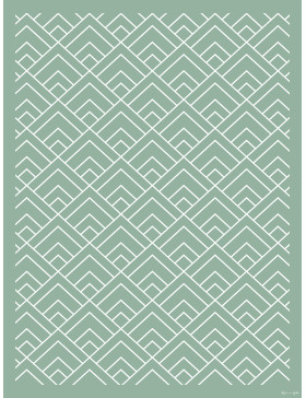 Alfombra vinílica Minimal Verde