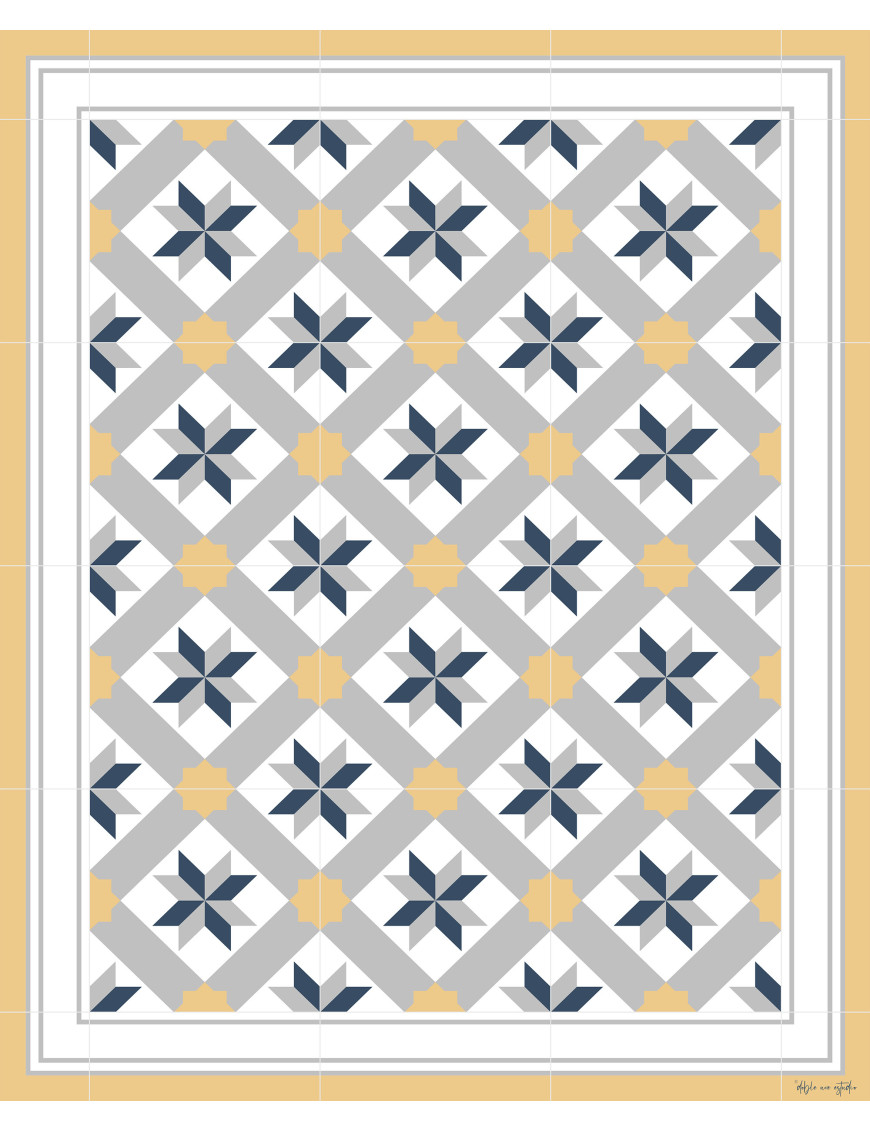 Alfombra vinílica Alhambra Amarilla