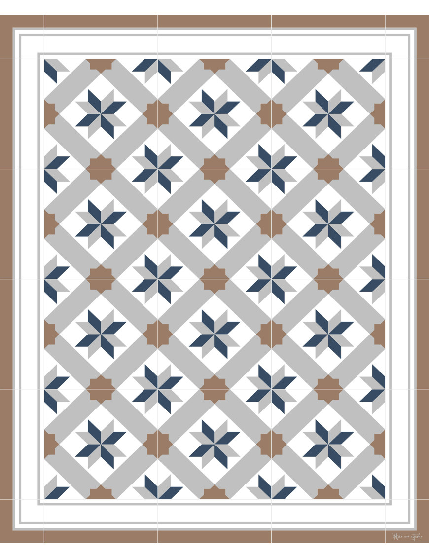 Alfombra vinílica Alhambra Marrón