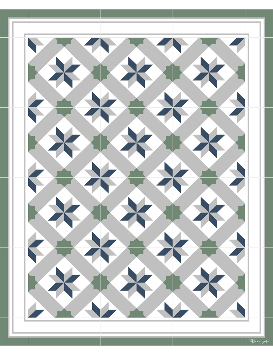 Alfombra vinílica Alhambra Verde