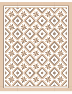 Alfombra vinílica Montserrat Beige