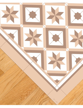 Alfombra vinílica Montserrat Beige