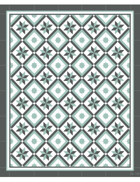 Alfombra vinílica Montserrat Verde