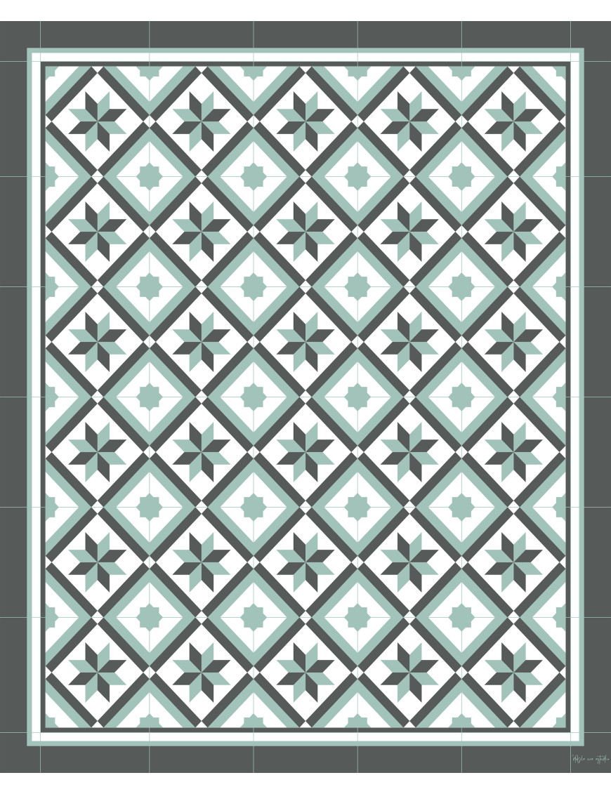 Alfombra vinílica Montserrat Verde