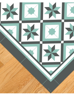 Alfombra vinílica Montserrat Verde