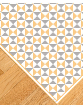 Alfombra vinílica Vintage Amarilla