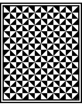 Alfombra vinílica Vintage Negra