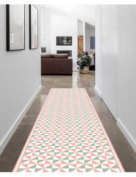 Alfombra vinílica Vintage Rosa