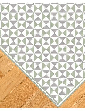 Alfombra vinílica Vintage Verde