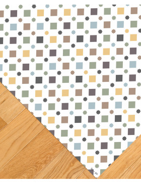 Alfombra vinílica Space Multicolor