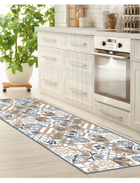 Alfombra vinílica Oporto Marrón