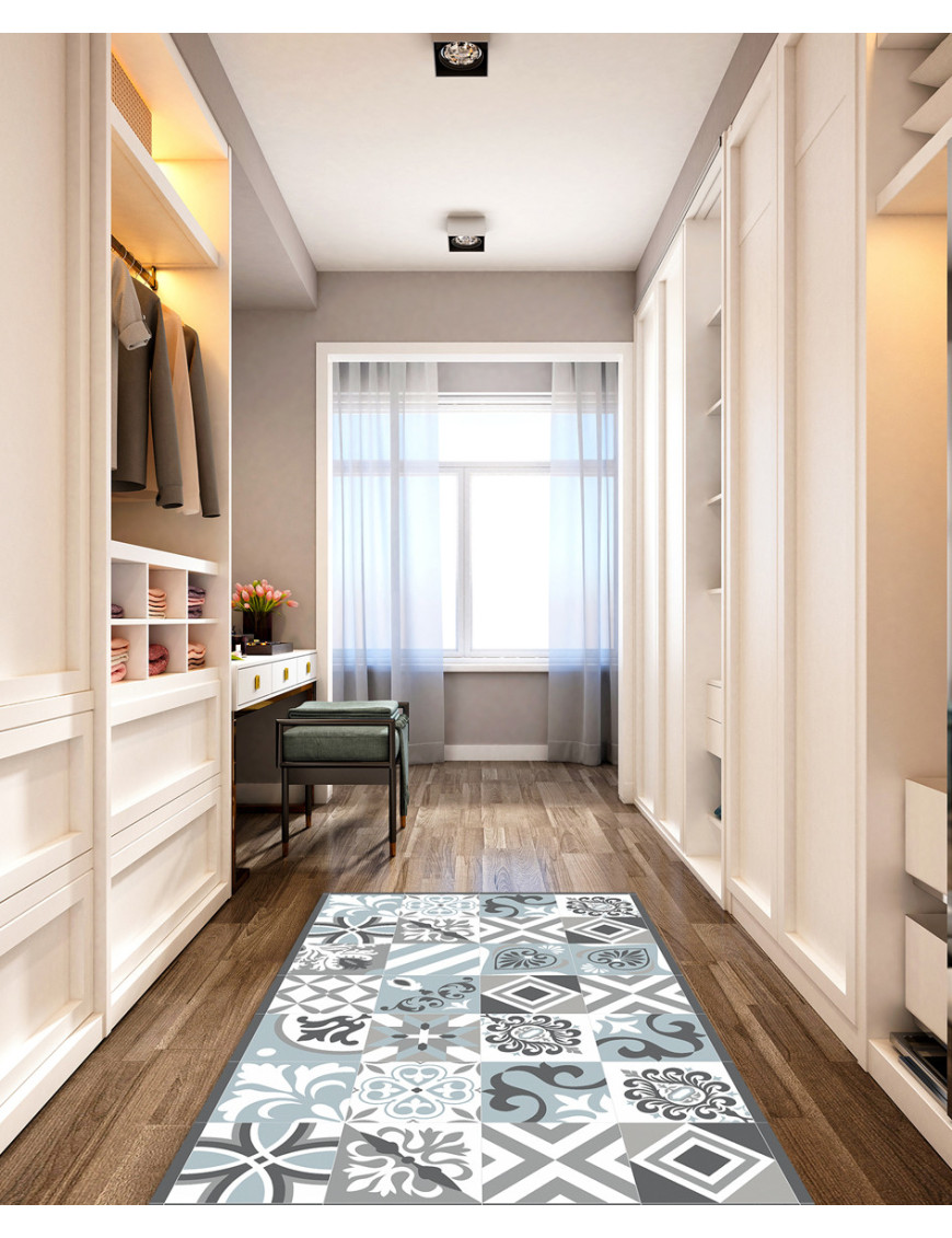 Alfombra vinílica Oporto Azul