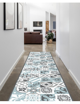 Alfombra vinílica Oporto Azul