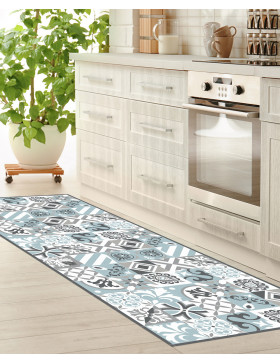 Alfombra vinílica Oporto Azul