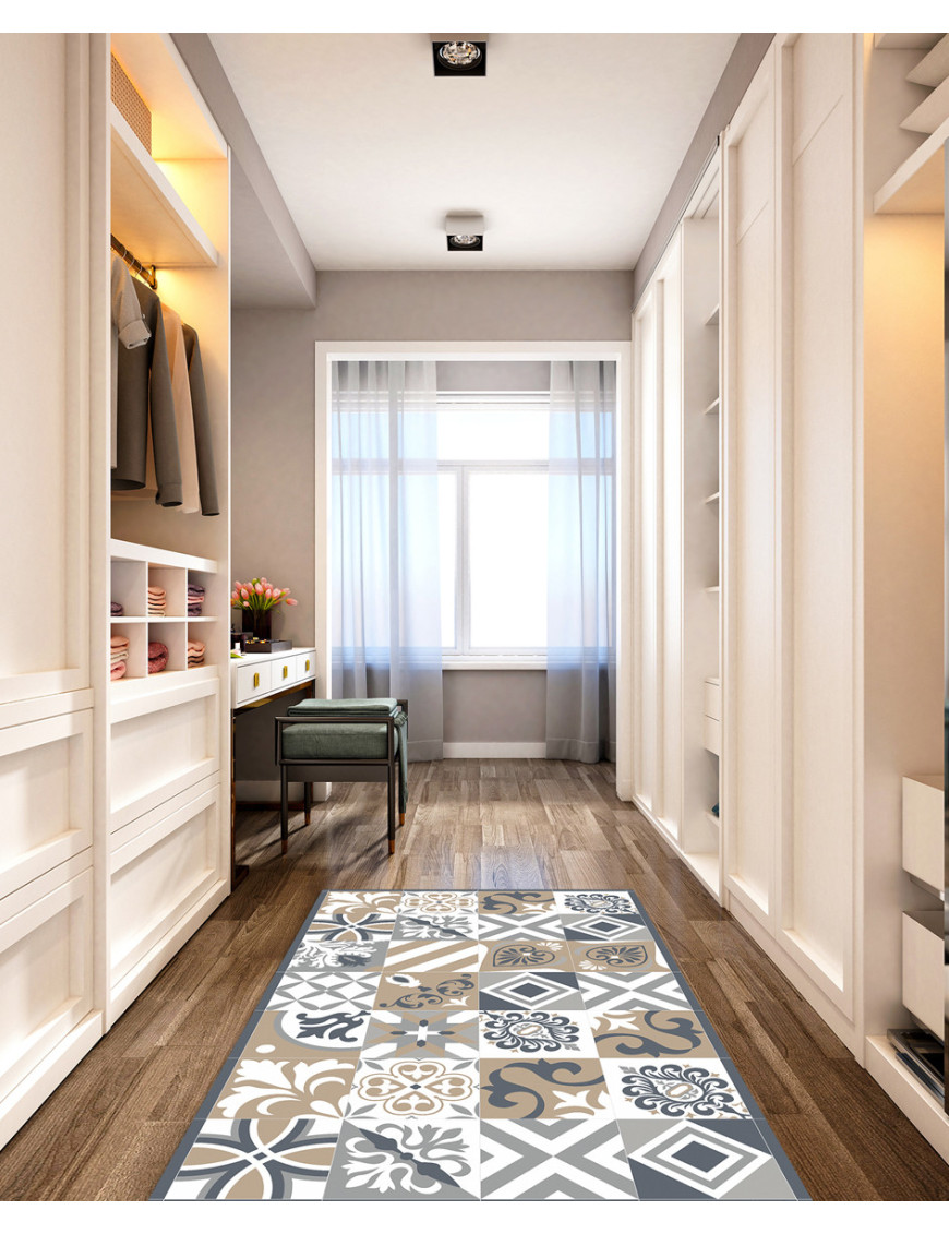 Alfombra vinílica Oporto Marrón