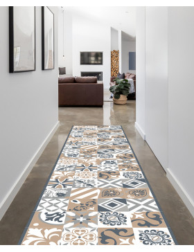 Alfombra vinílica Oporto Marrón