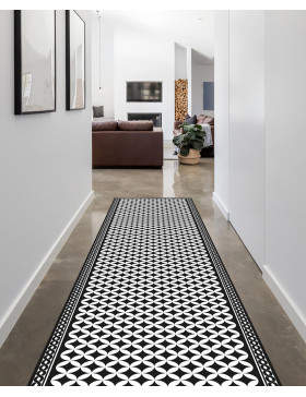 Alfombra vinílica Camelot Negra