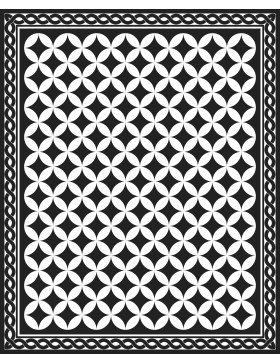 Alfombra vinílica Camelot Negra