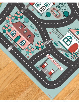 Alfombra vinílica Infantil School Verde