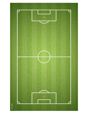 Alfombra de vinilo Infantil Campo de Fútbol