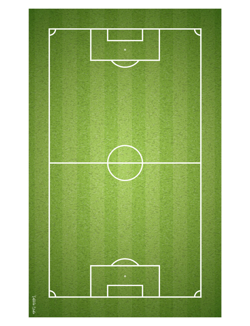 Alfombra de vinilo Infantil Campo de Fútbol