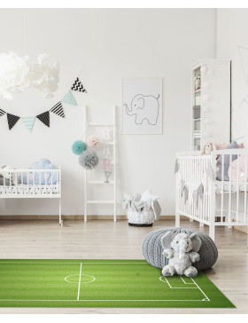 Alfombra de vinilo Infantil Campo de Fútbol