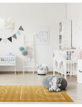 Alfombra de vinilo Infantil Baloncesto