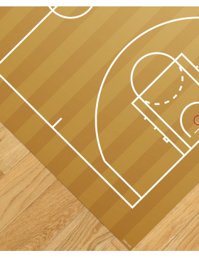 Alfombra de vinilo Infantil Baloncesto